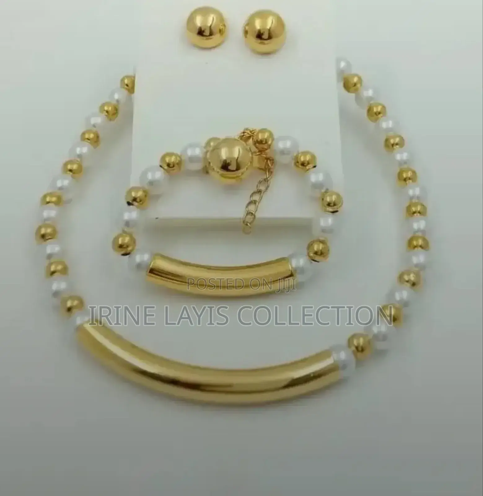 Women's Jewellery Set(Necklace, Earrings, Bungle and Ring)