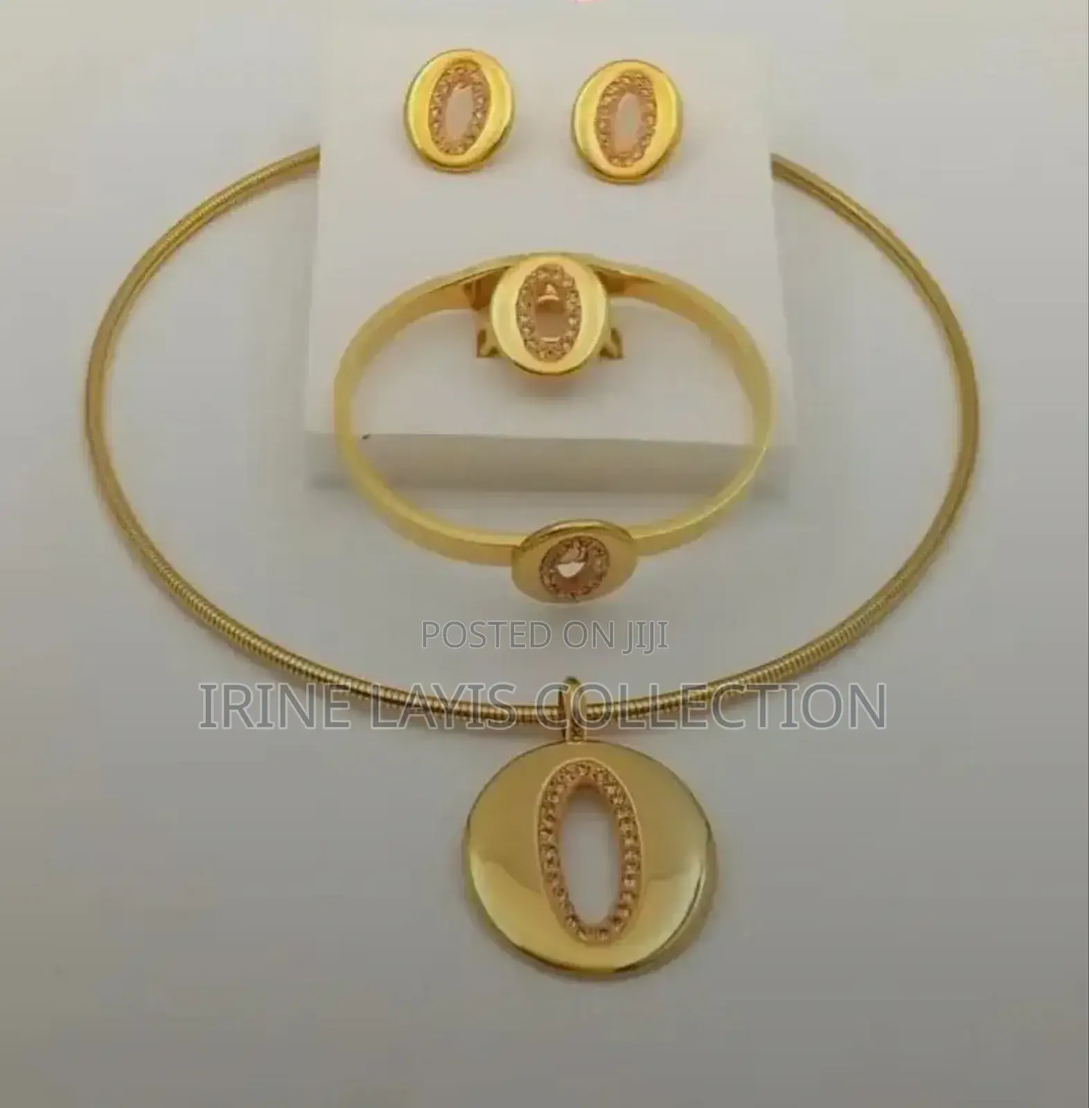 Women's Jewellery Set(Necklace, Earrings, Bungle and Ring)