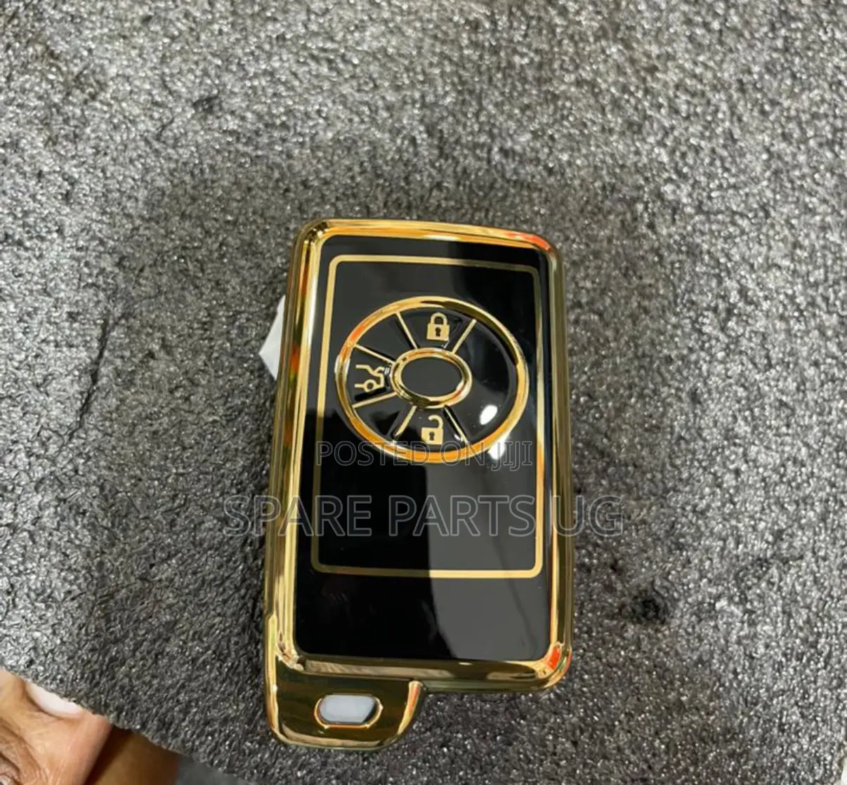 Black & Gold Toyota Remote Cover