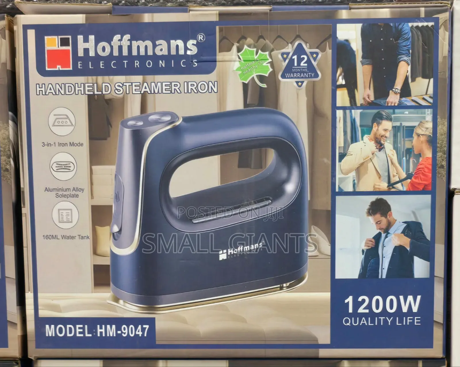 1200w Hoffmans Steamer Iron