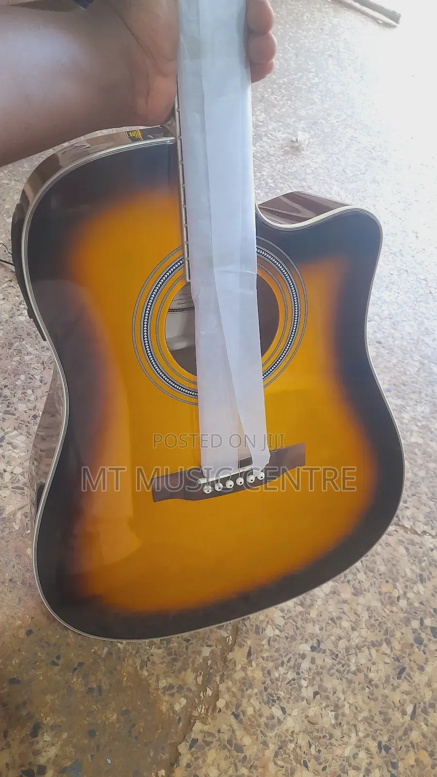 6 String Acoustic Powered Guitar