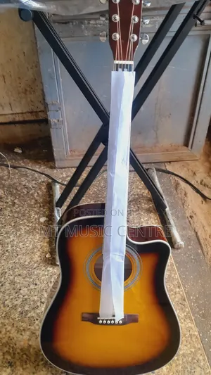 6 String Acoustic Powered Guitar