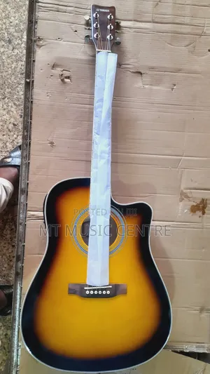 6 String Acoustic Powered Guitar
