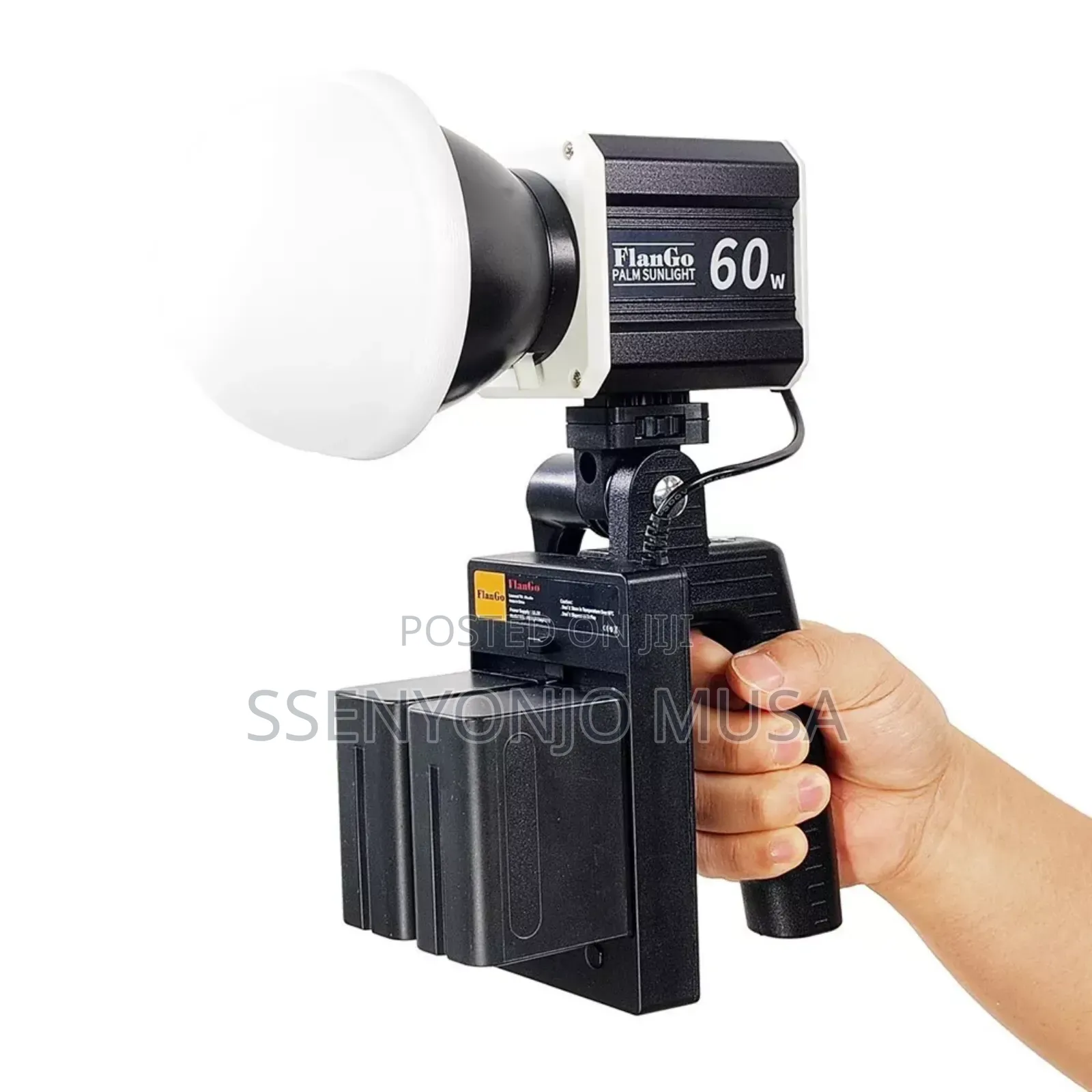 60w Led Video Light - Bi-Color, Portable, and Fan-Cooled