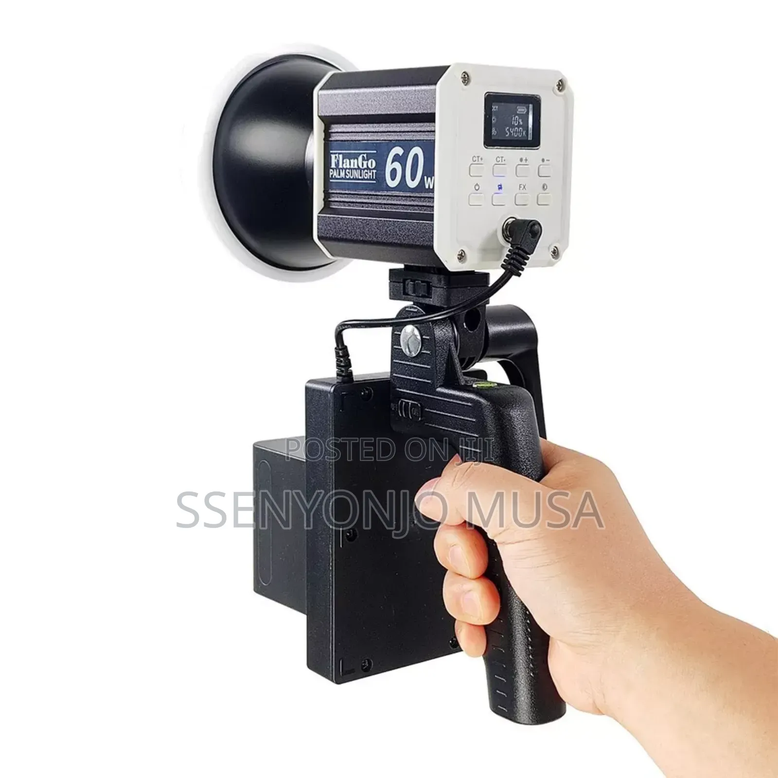 60w Led Video Light - Bi-Color, Portable, and Fan-Cooled