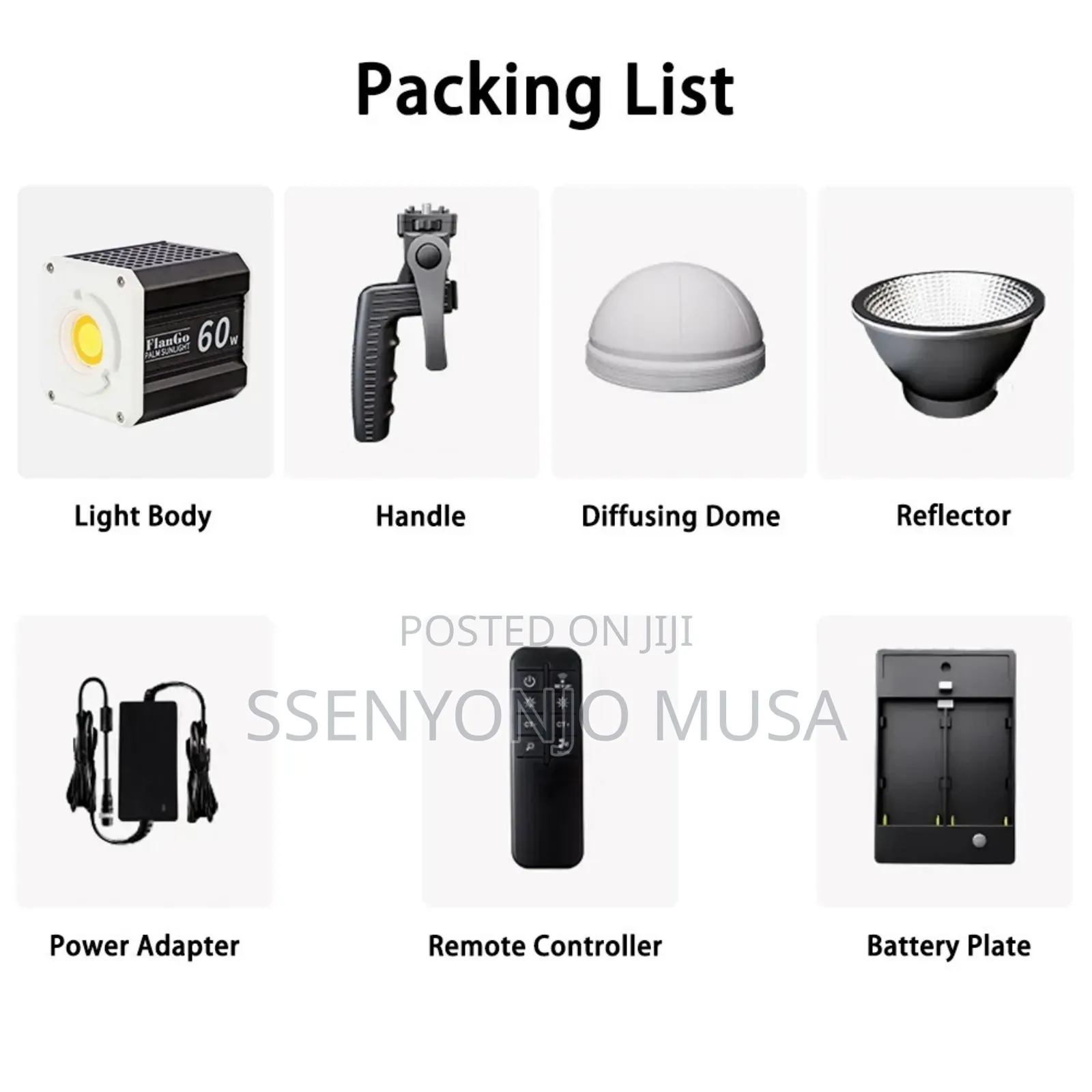60w Led Video Light - Bi-Color, Portable, and Fan-Cooled