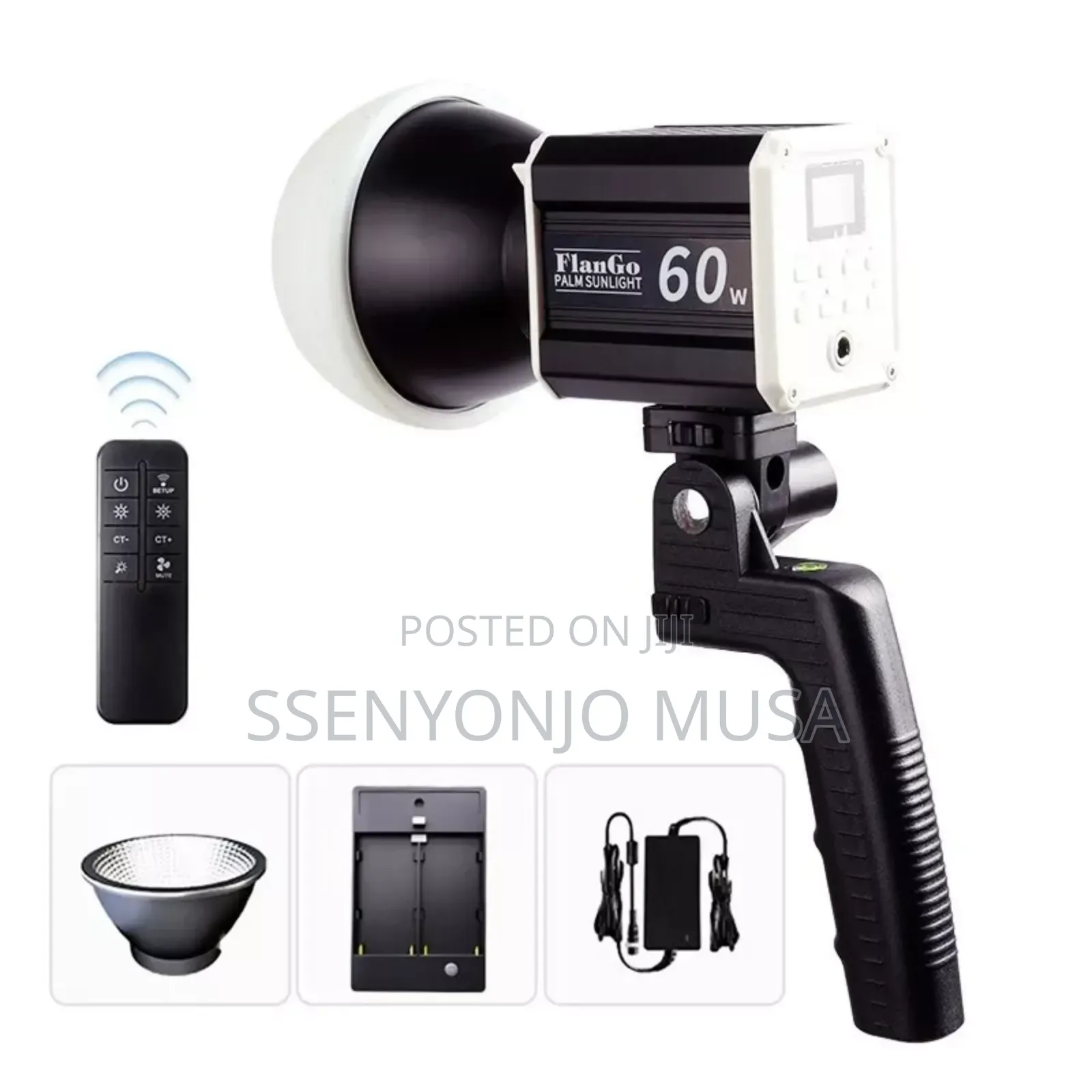 60w Led Video Light - Bi-Color, Portable, and Fan-Cooled