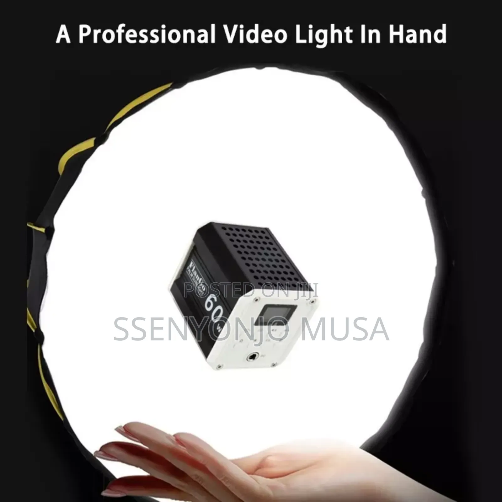 60w Led Video Light - Bi-Color, Portable, and Fan-Cooled