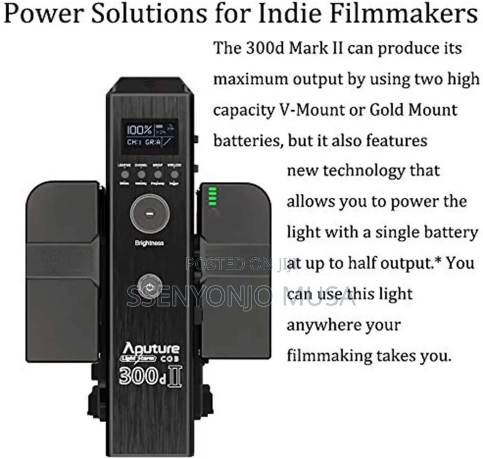 Aputure 300d Ii - 350w Daylight Led Video Light
