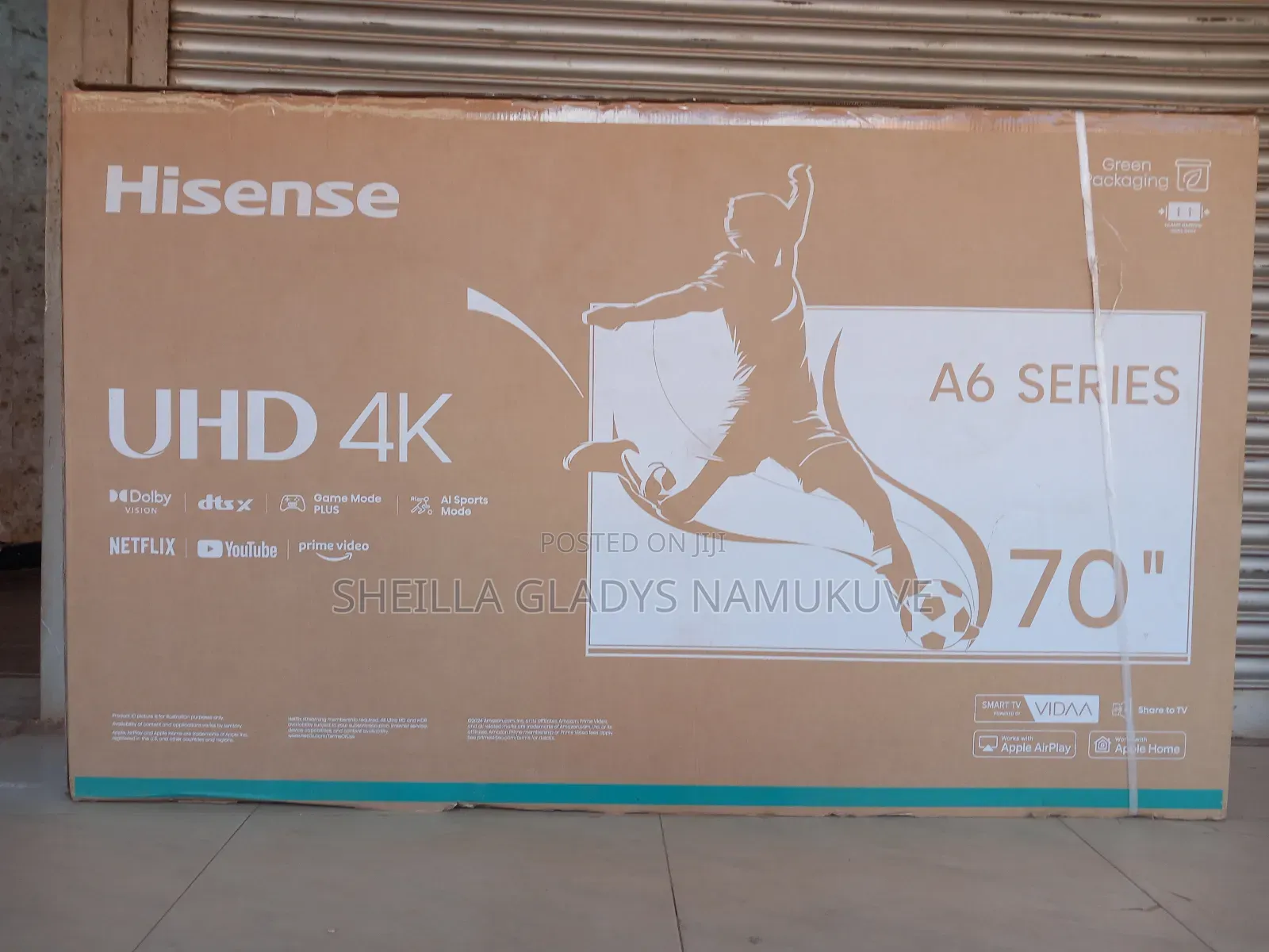 Hisense 70" Uhd Smart Frameless Tv