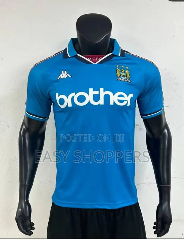 Manchester City 1997 - 1999 Home football Kappa Player Issue