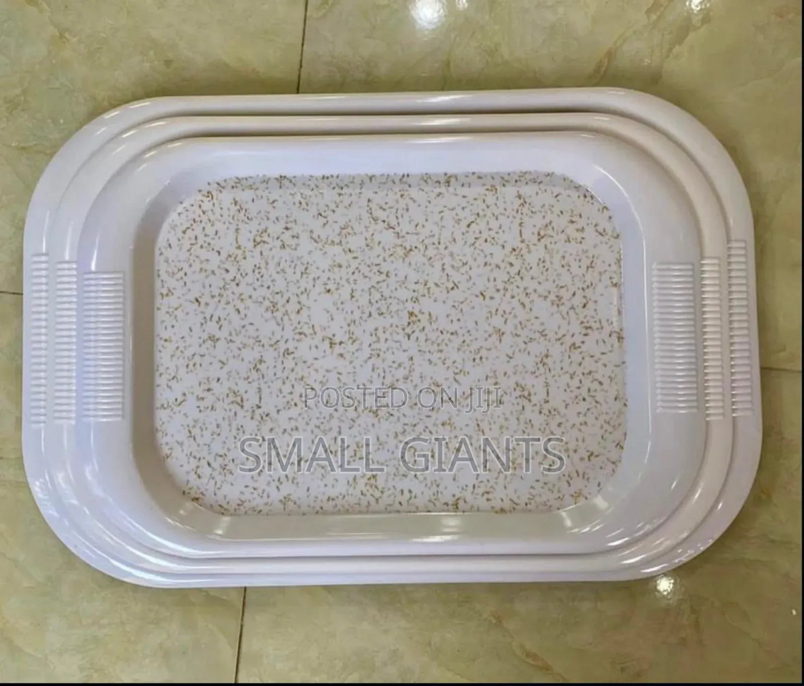 3- Piece Melamine Tray Set