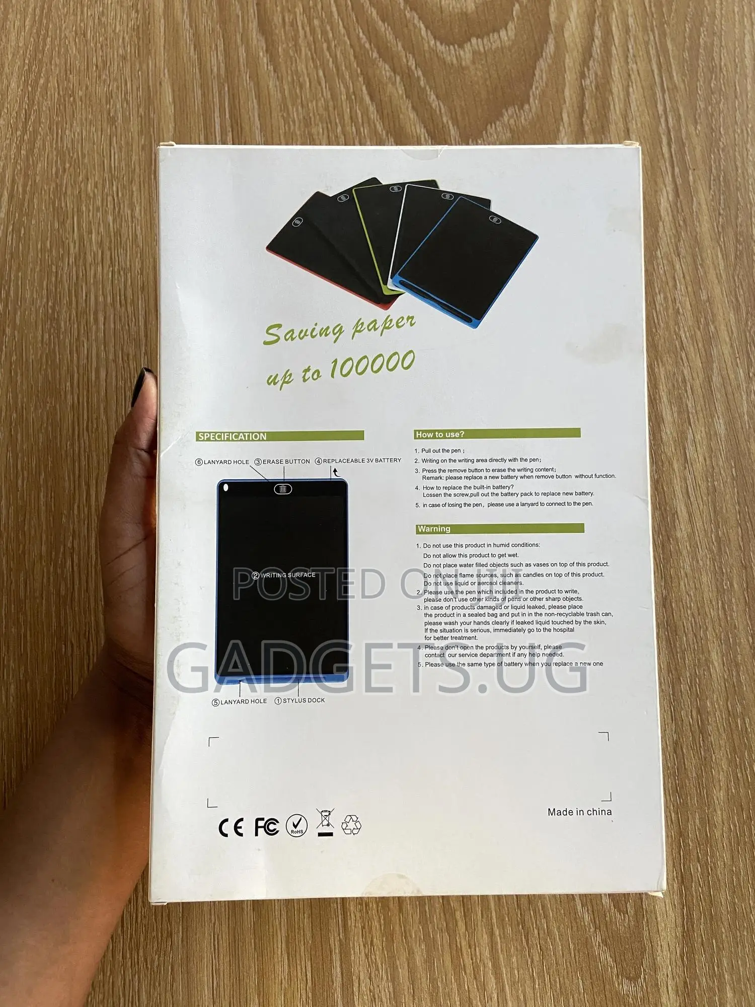 Writing Tablet LCD