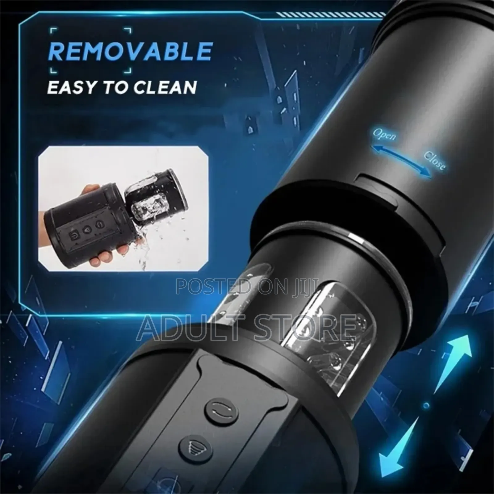 5 in 1 Sucking Telescopic Rotating Vagina Pussy Masturbator