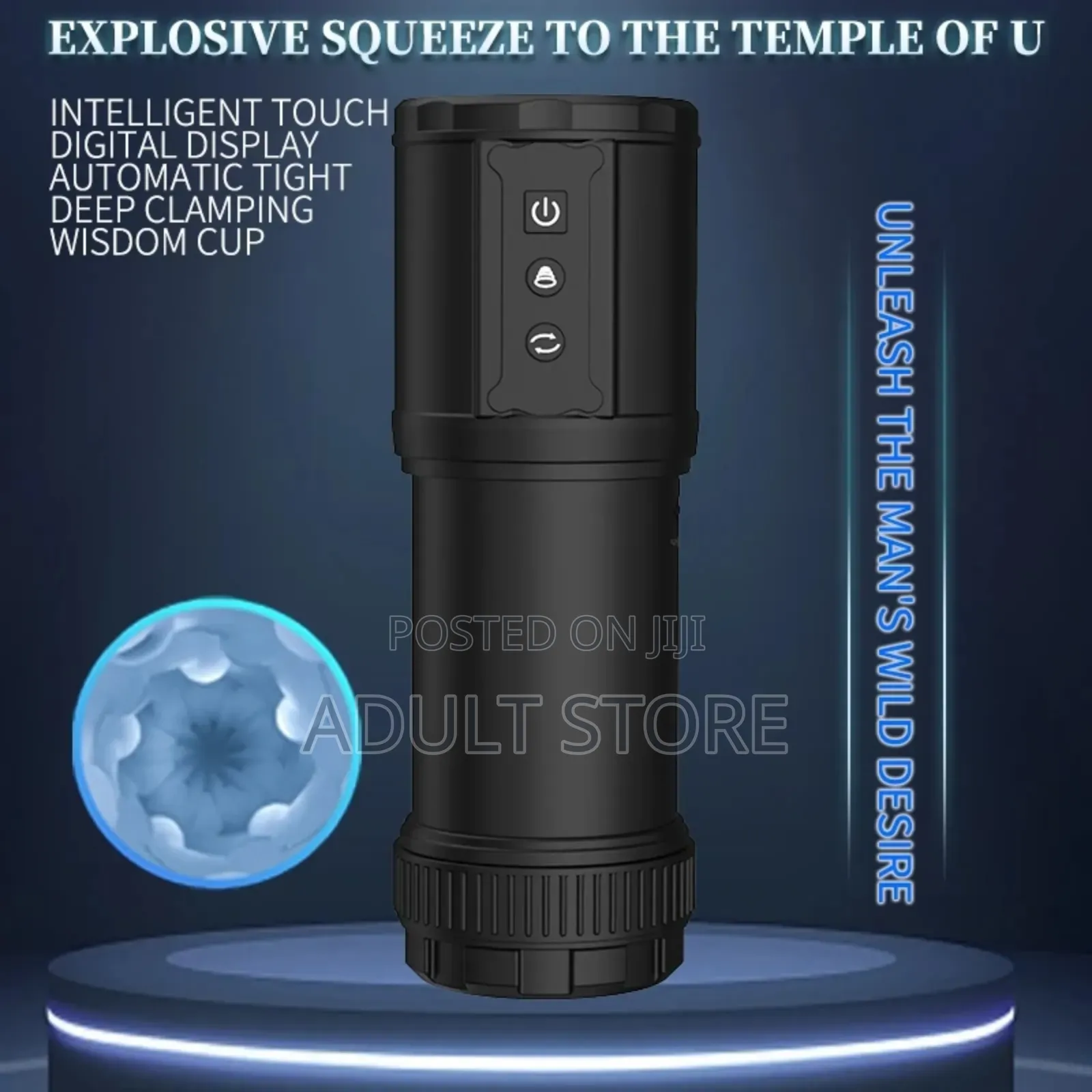 5 in 1 Sucking Telescopic Rotating Vagina Pussy Masturbator