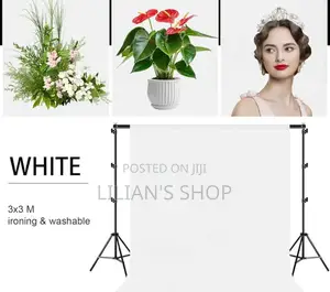 3m by 3m White Screen
