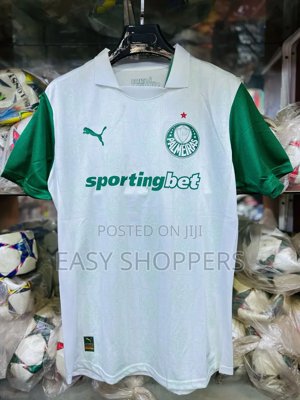 Palmeiras Football Shirt 2025/2026 Brazilian Club Away White