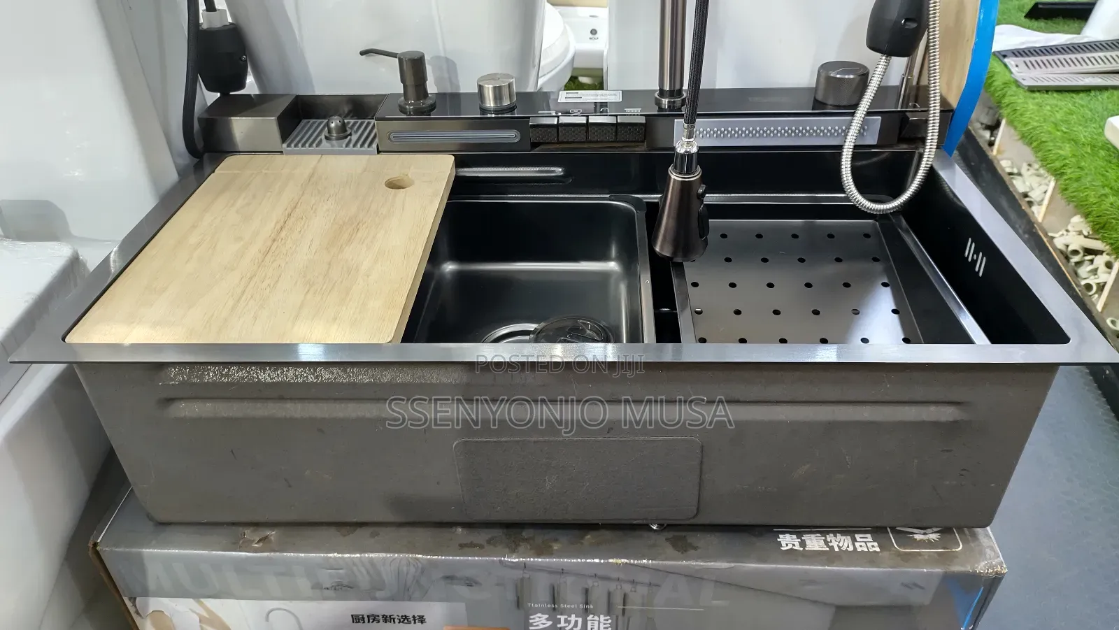 Large Stainless Steel Kitchen Sink With Digital Display