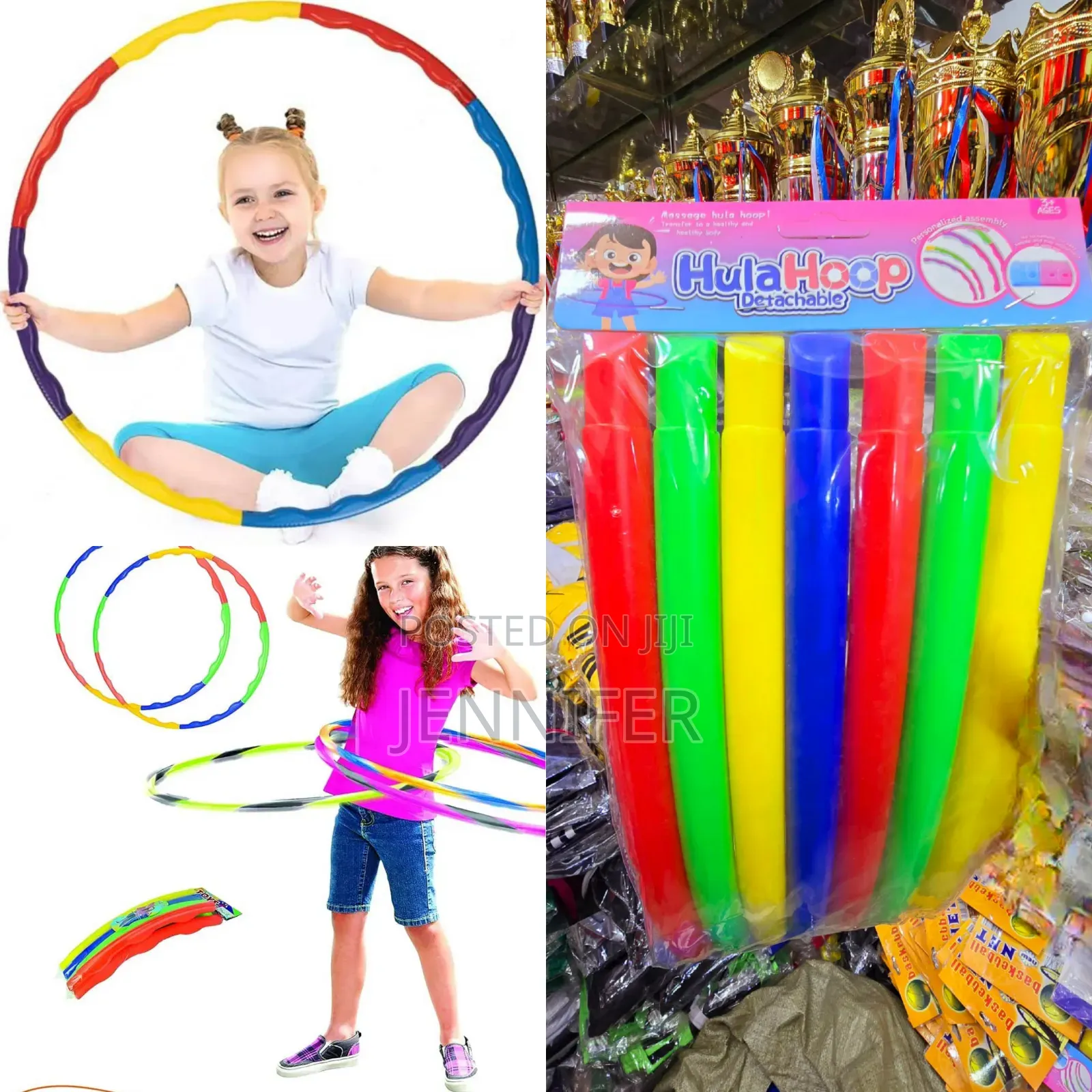 7pcs Detachable Adjustable Hula Hoop