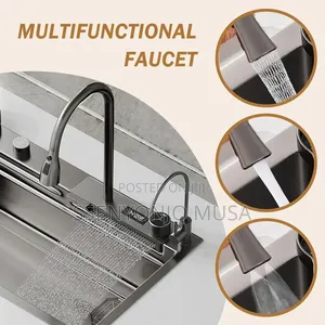 Large Stainless Steel Kitchen Sink With Digital Display