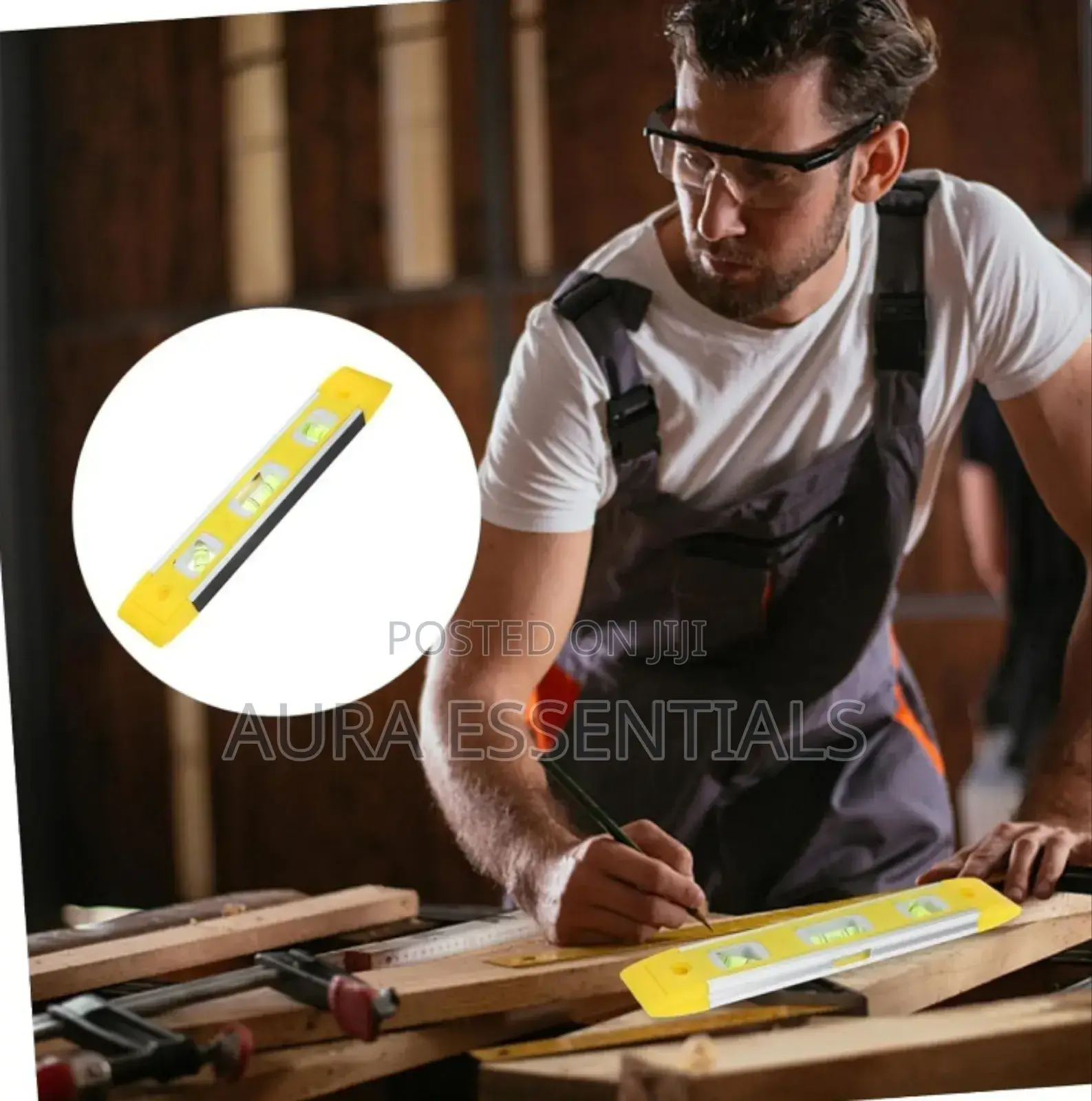 9inch 3-Level Pro Bubble Grade Magnetic Leveller