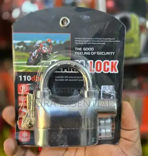 Hardened Stainless Steel Alarm Padlock