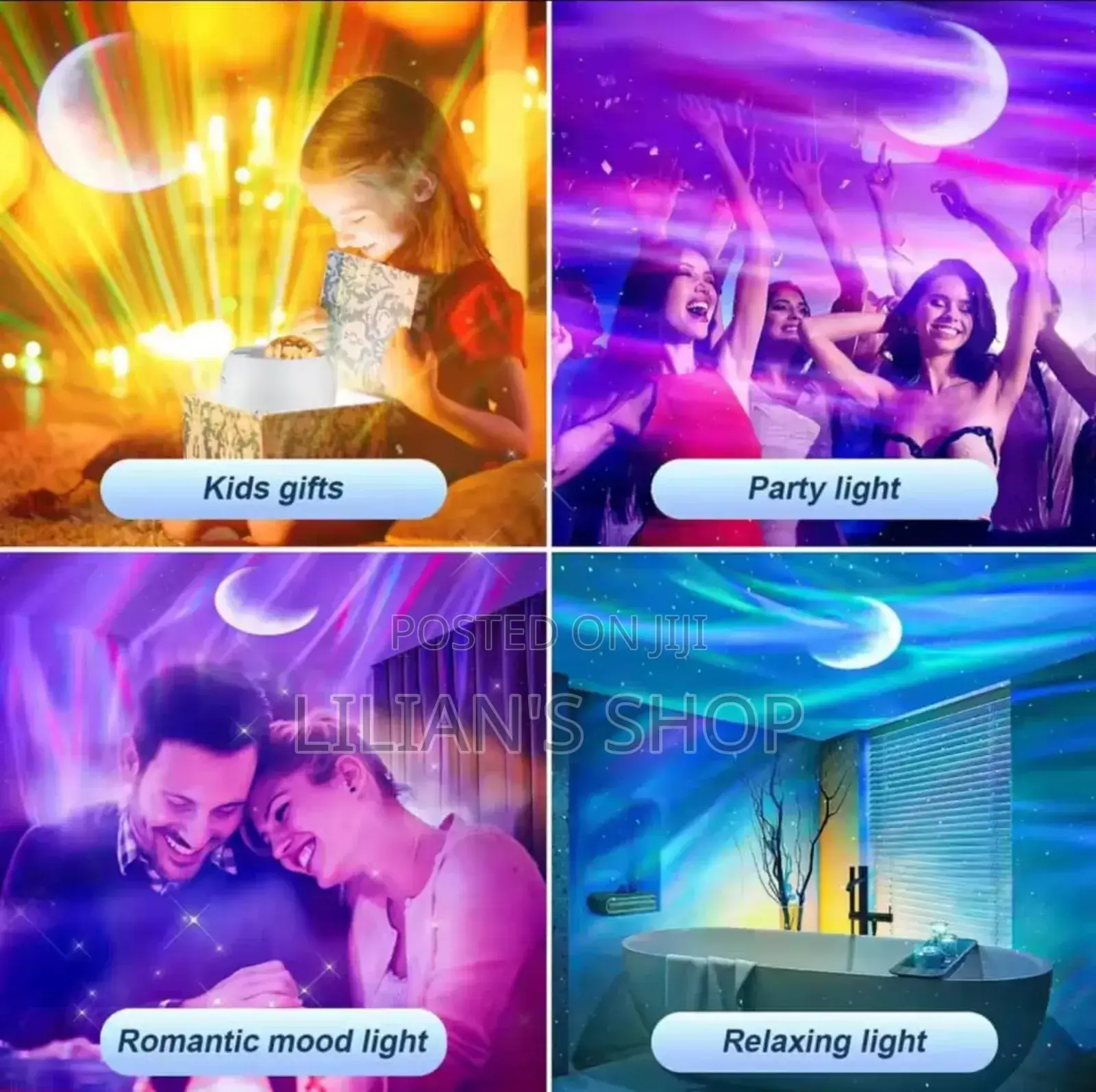 Rechargeable Starry Sky Light Projector