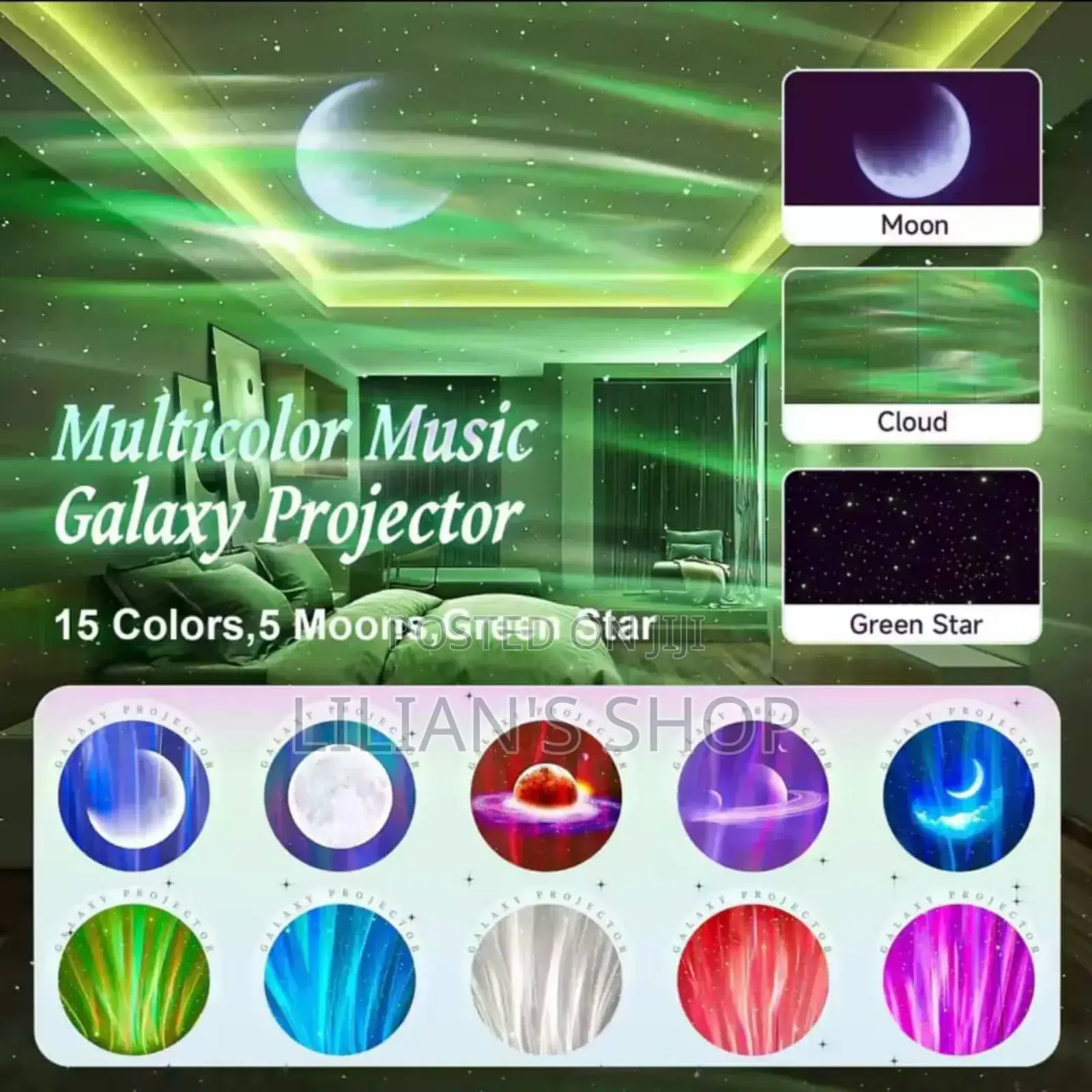 Rechargeable Starry Sky Light Projector