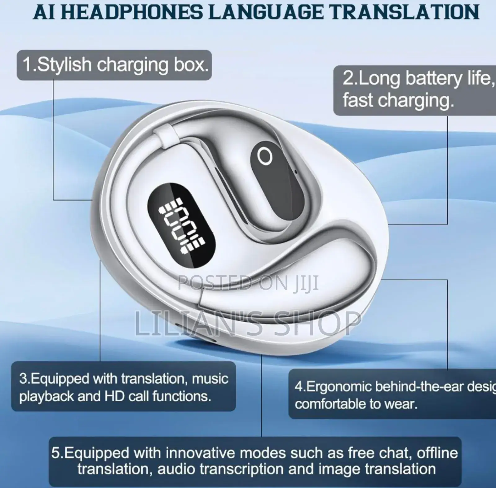 Smart Translation Bluetooth Headset