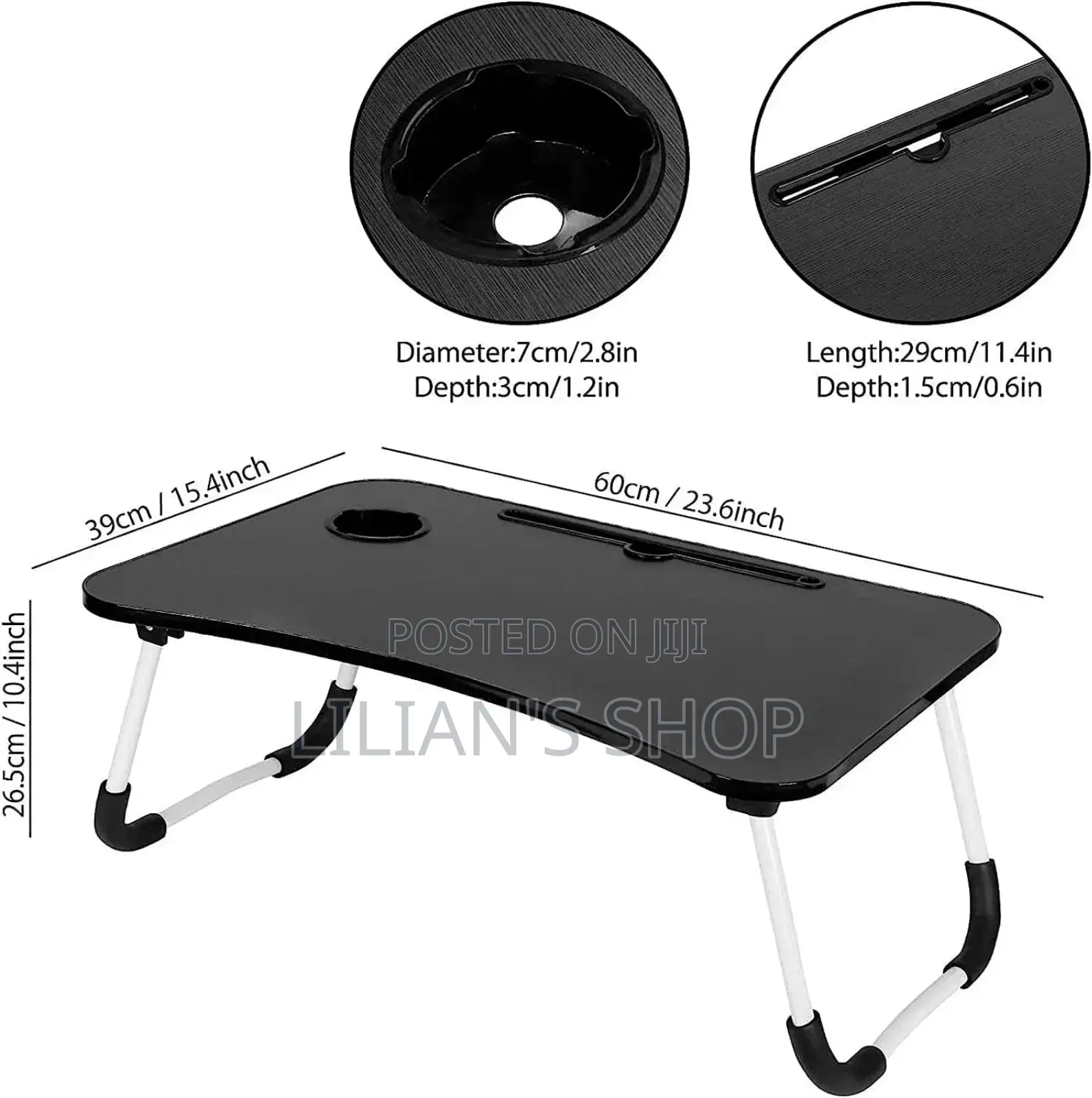 Computer Laptop Bedside Table