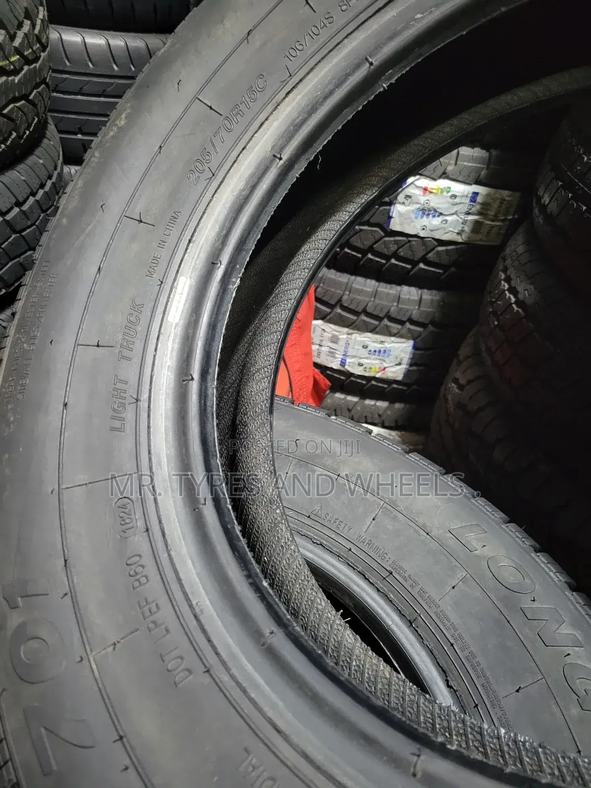 205 70 R15 New Longway Tires From Japan Bt Made in China.