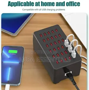 30-Port 150w/30a Multiple Usb Charging Station