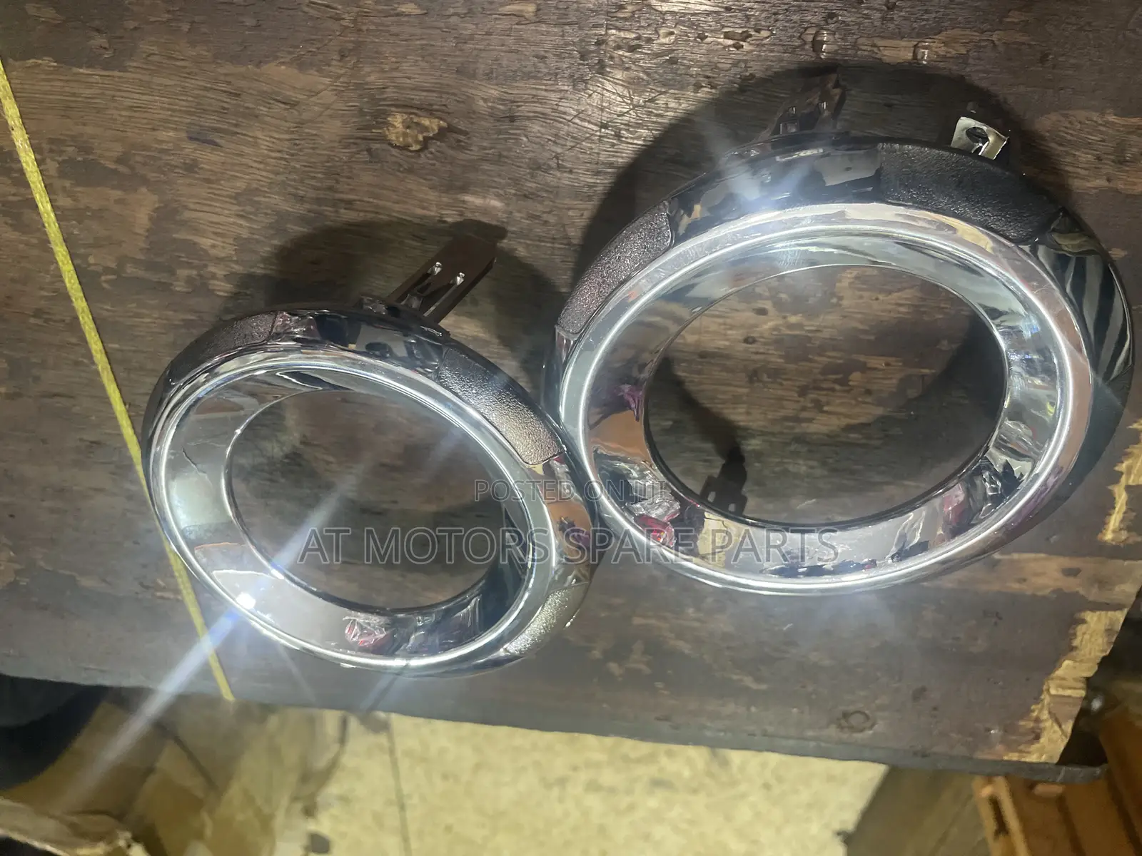 Chrome for Fog Light Cover Land Cruiser 2014