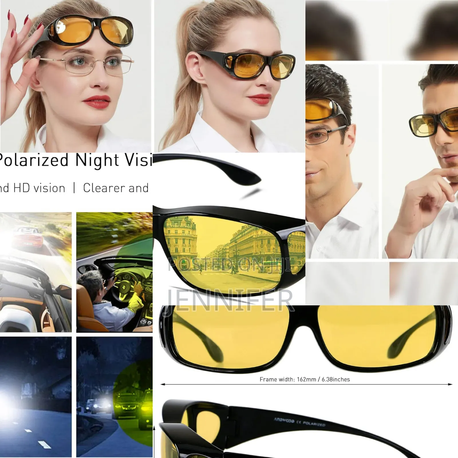 Night Vision Glasses for Driving Men Women