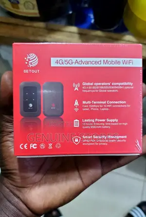 4g/5g Mobile Wifi/Mifi That It's Open for All Sim Cards.