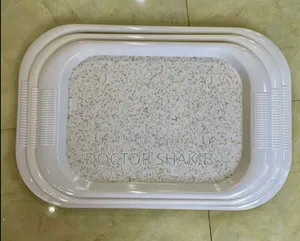 Strong Melamine Serving Trays- 3 PCS