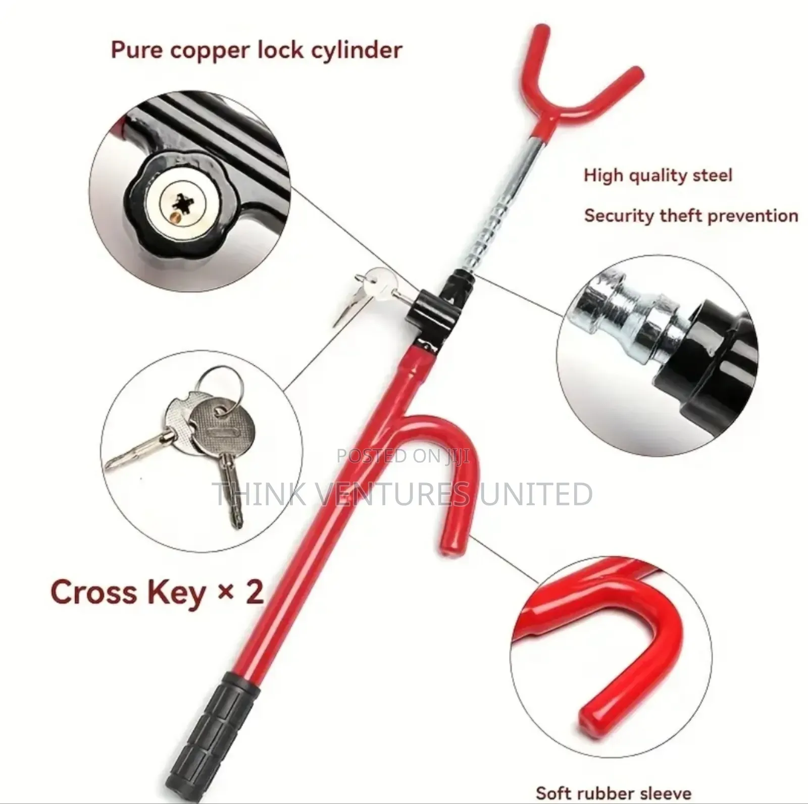 Steering Wheel Vehicle Lock