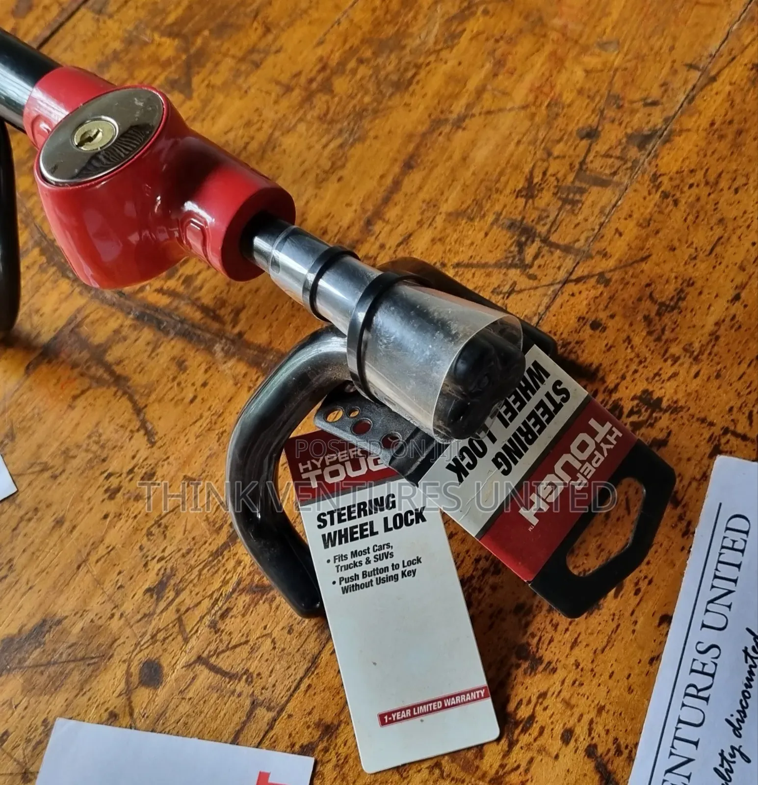 Steering Wheel Vehicle Lock