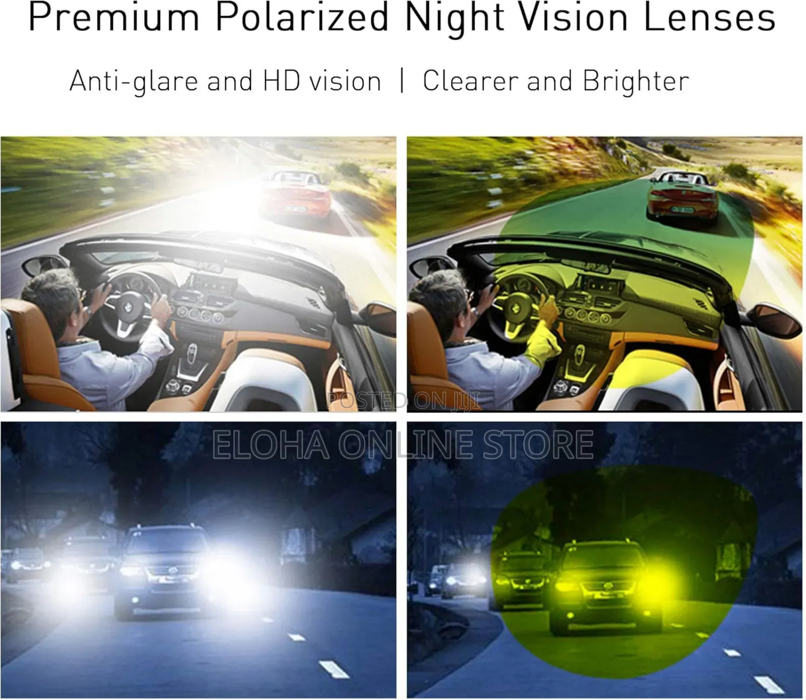 Hd Polarized Night Vision Glasses For Driving Men Women