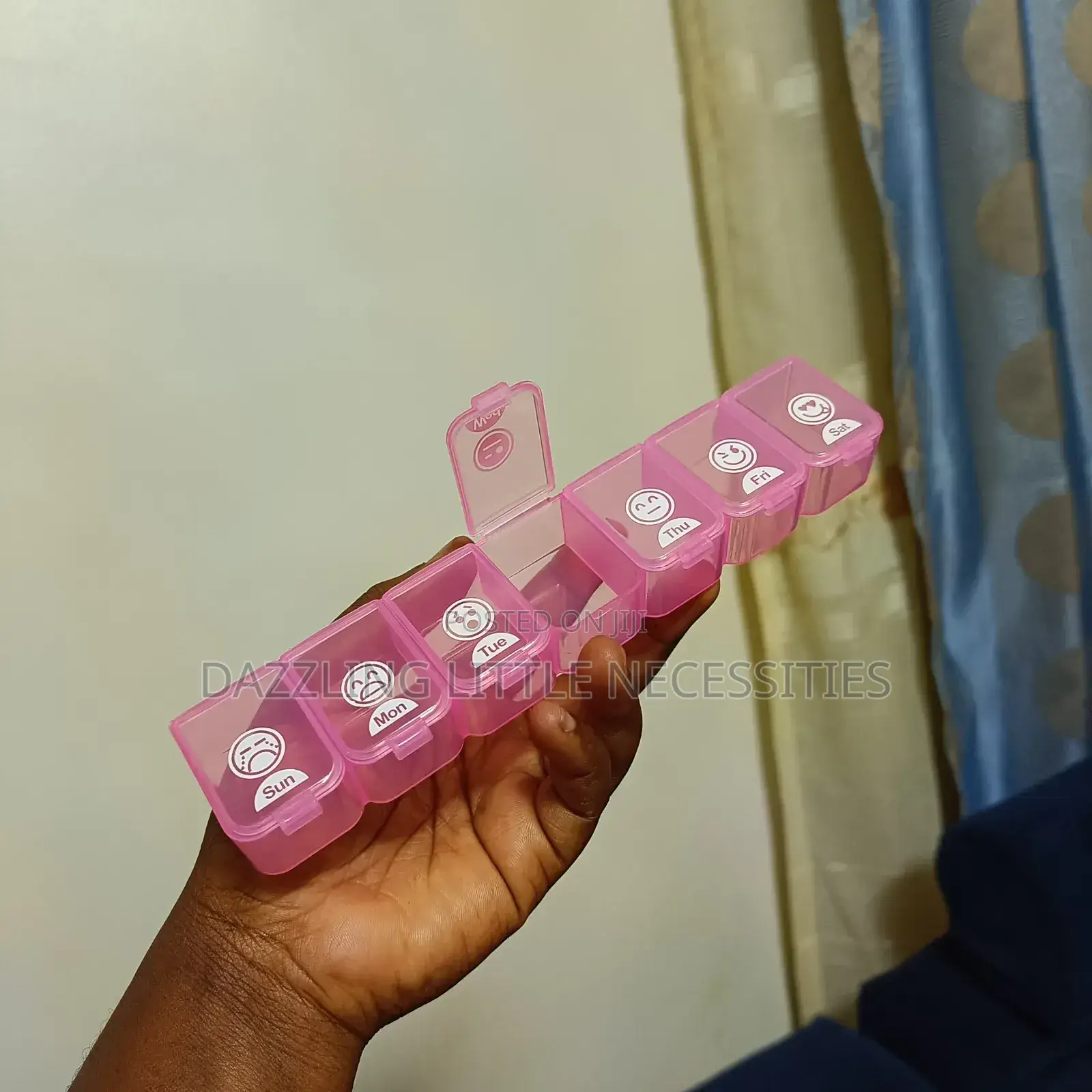 Weekly Pill Organizer/Vitamin Case - Pink