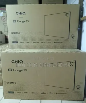 Photo - Chiq 50" Brand New Smart Android Uhd4k Frameless Led TVS