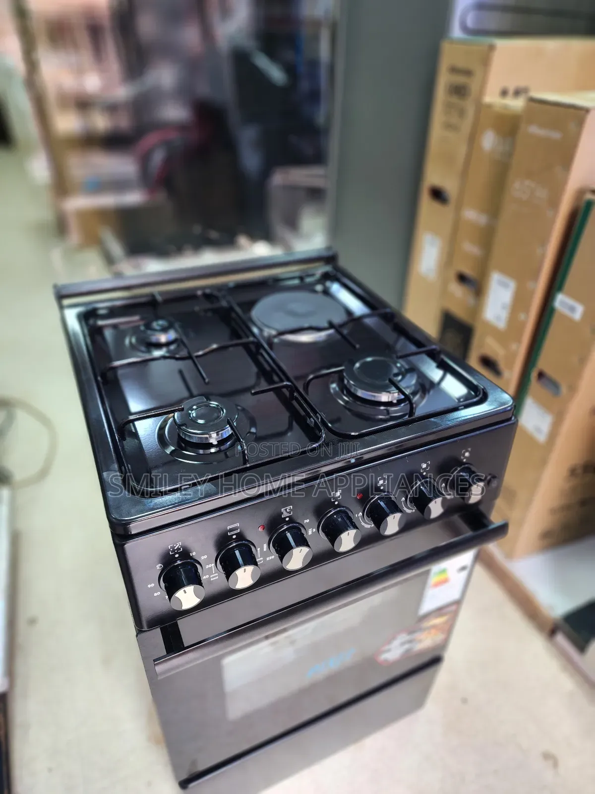Brand New Pixels 50cm Gas Cooker [3+1] With an Electric Oven