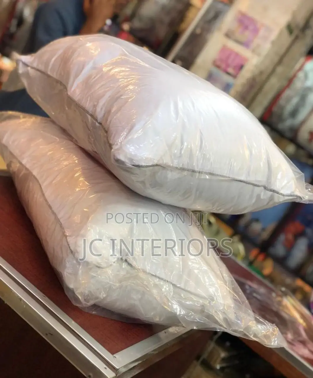 White Plain Pair of Pillows