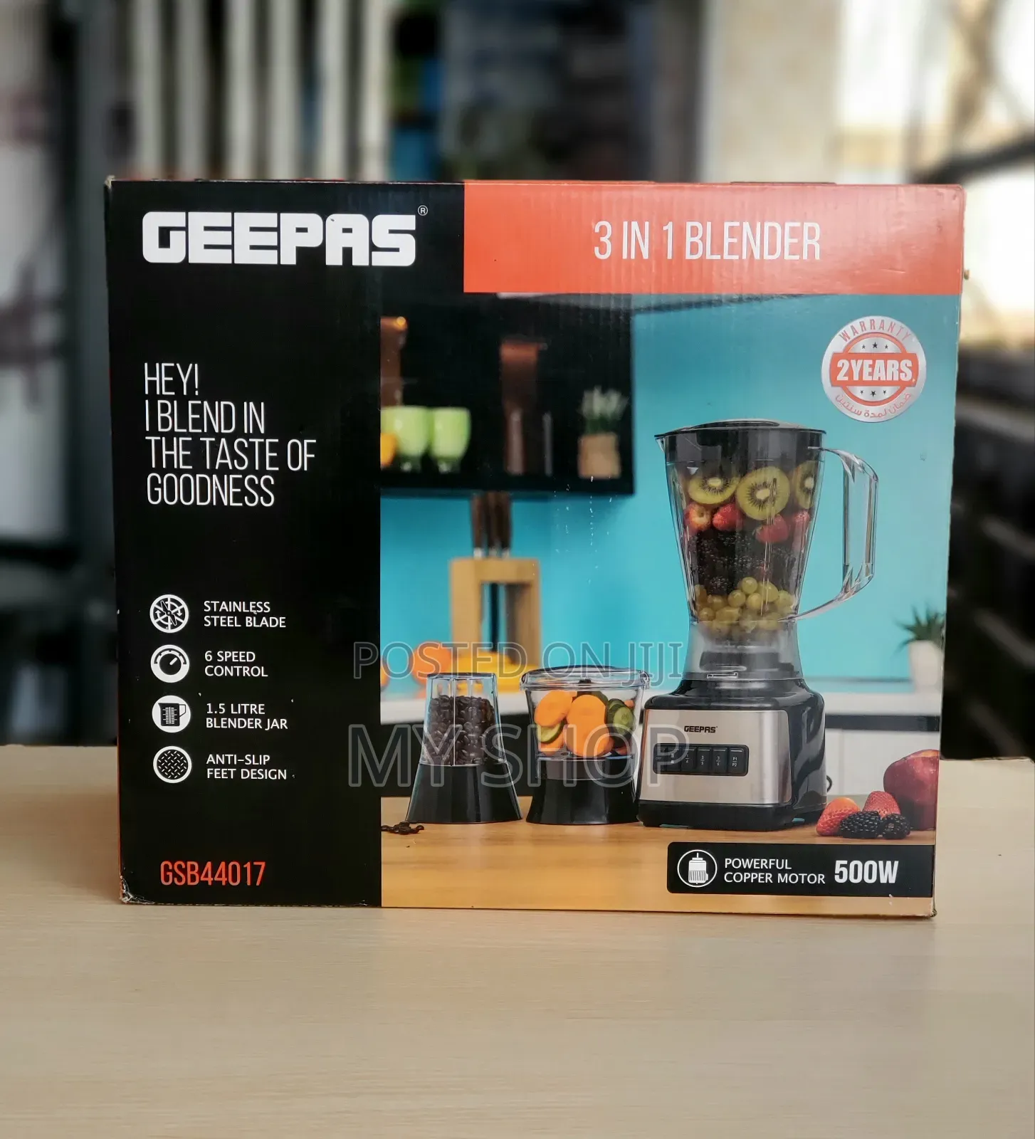 Geepas Blender Gsb44017