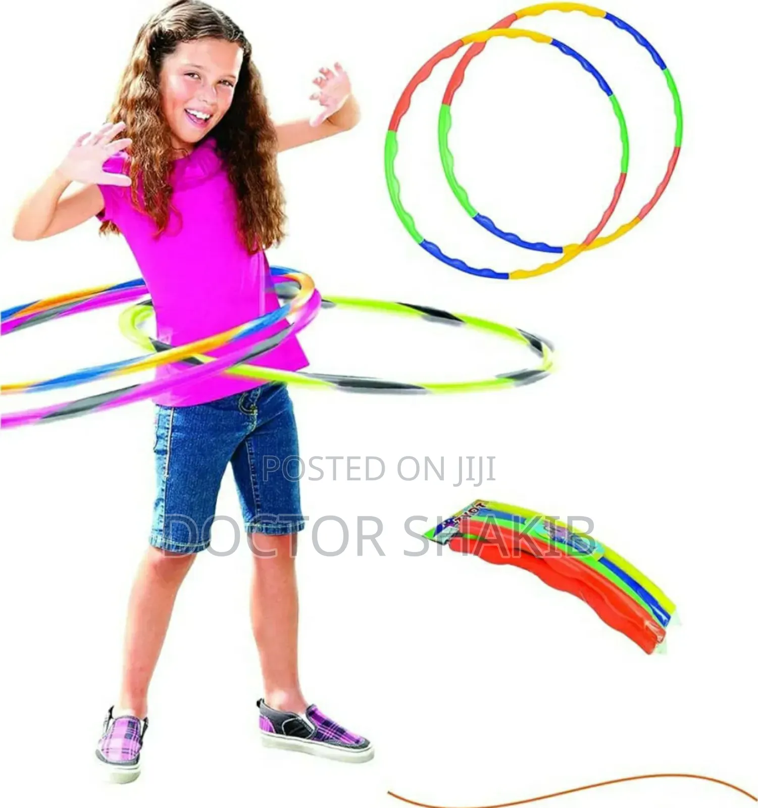 Strong Detachable Adjustable Hula Hoop - 7pcs