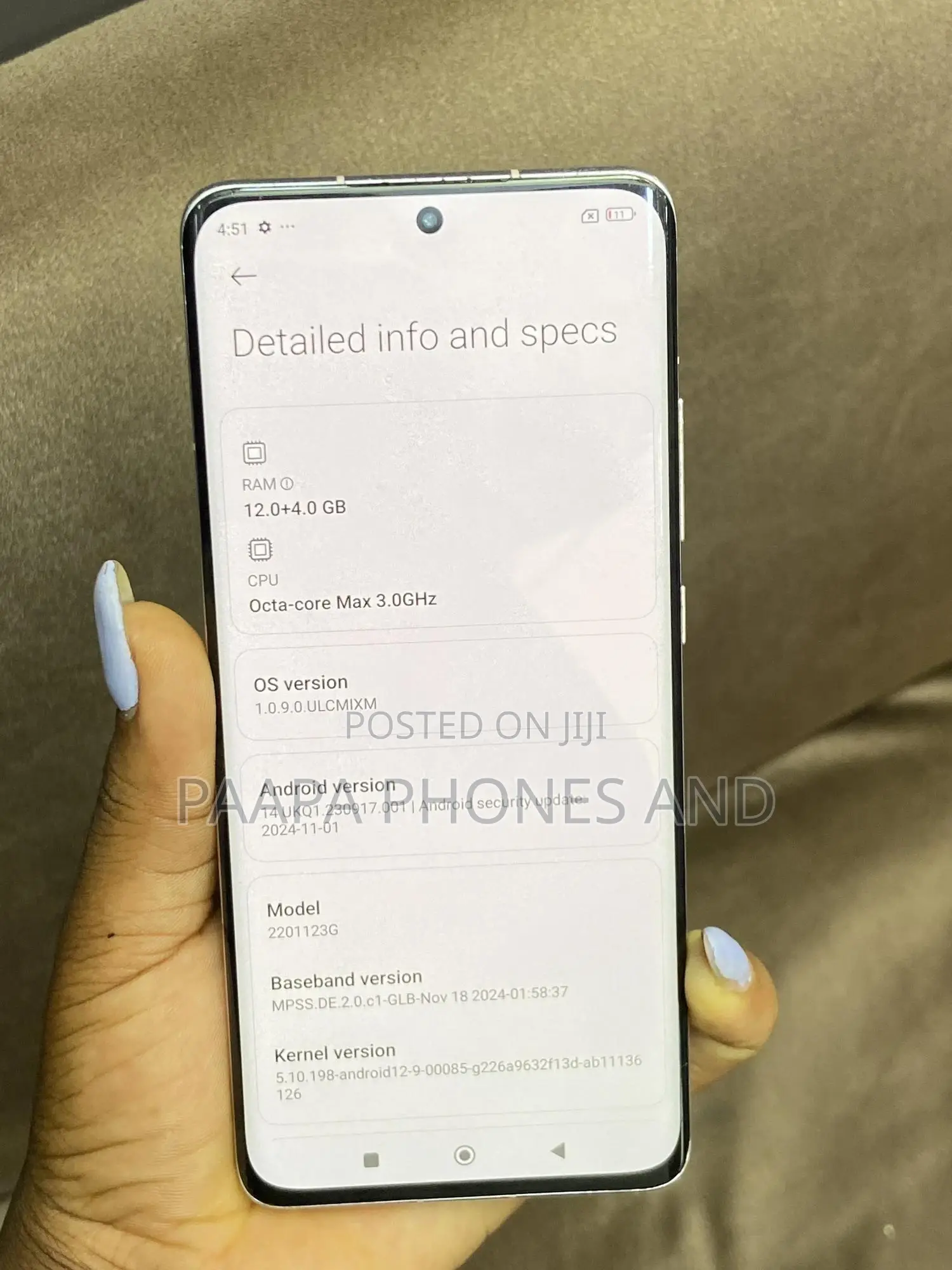 Xiaomi 12 256 GB Blue