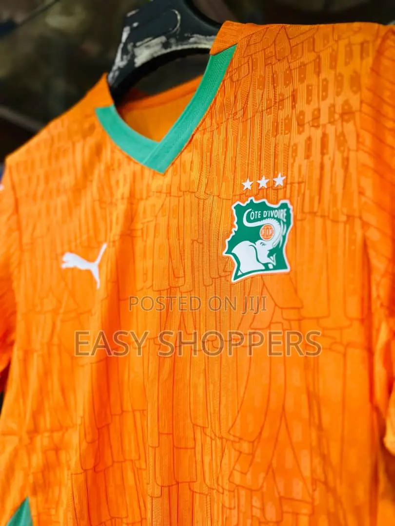 Ivory Coast National Team's Home Jersey for 2025