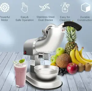 Double Blade Electric Ice Shaver Crusher Machine