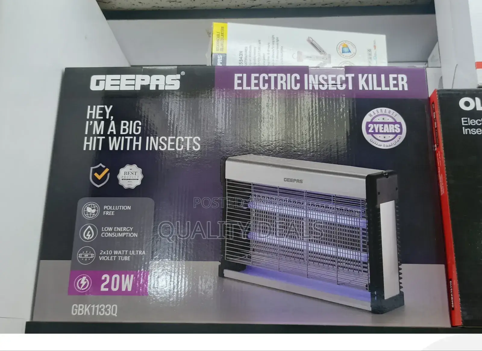 Geepas Electric Shock Insect/ Mosquito Killer