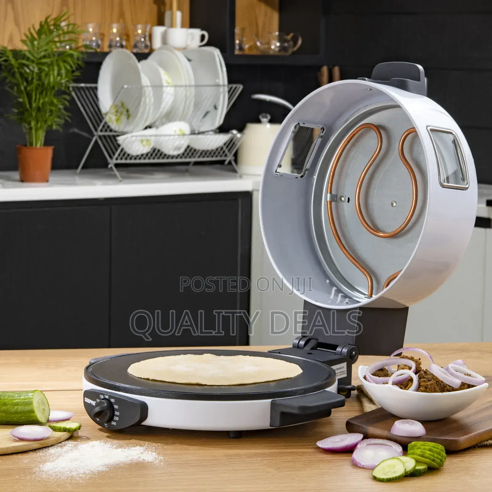 Geepas Arabic Bread Maker Nonstick Plate